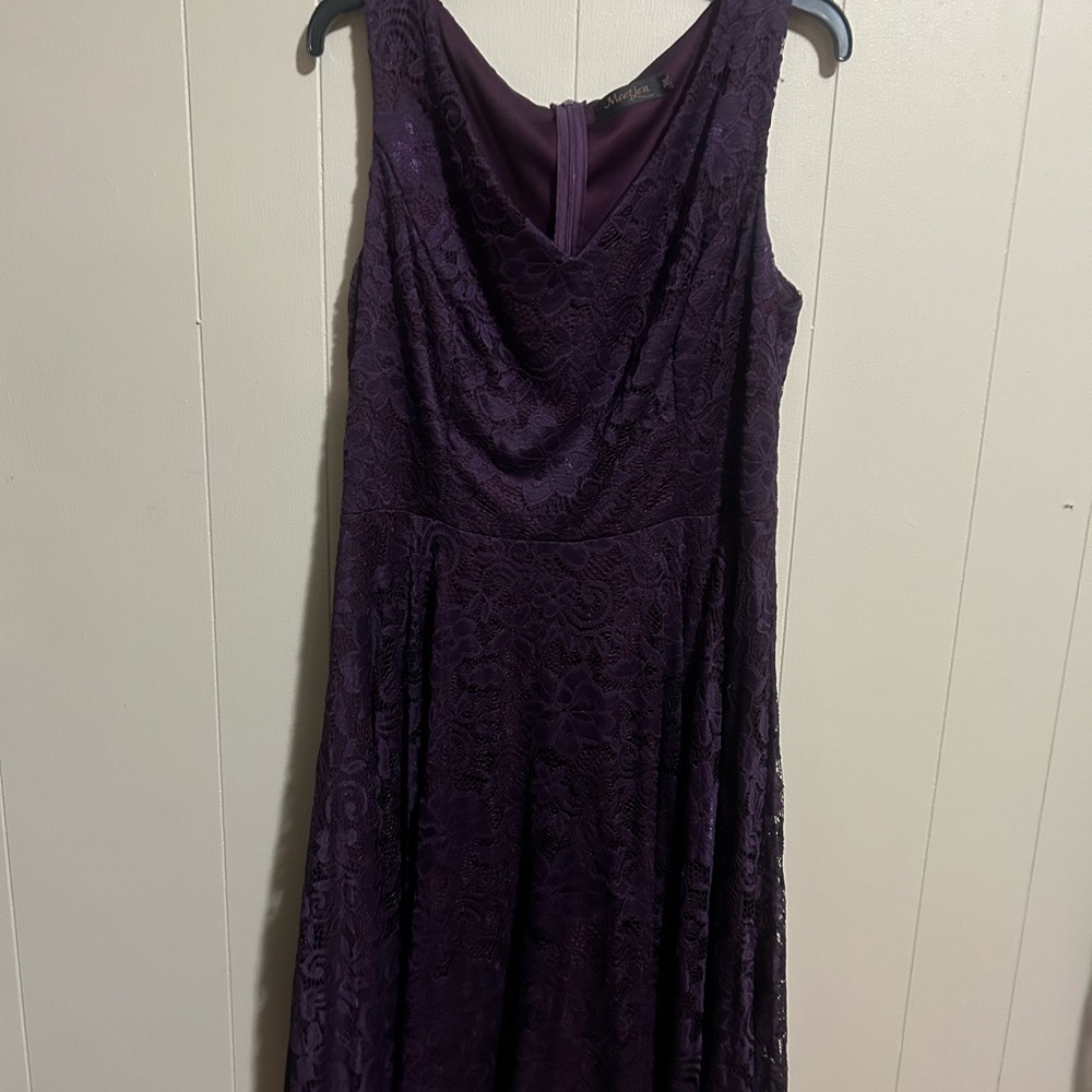 Meetjen Purple Lace Dress  SZ 3X